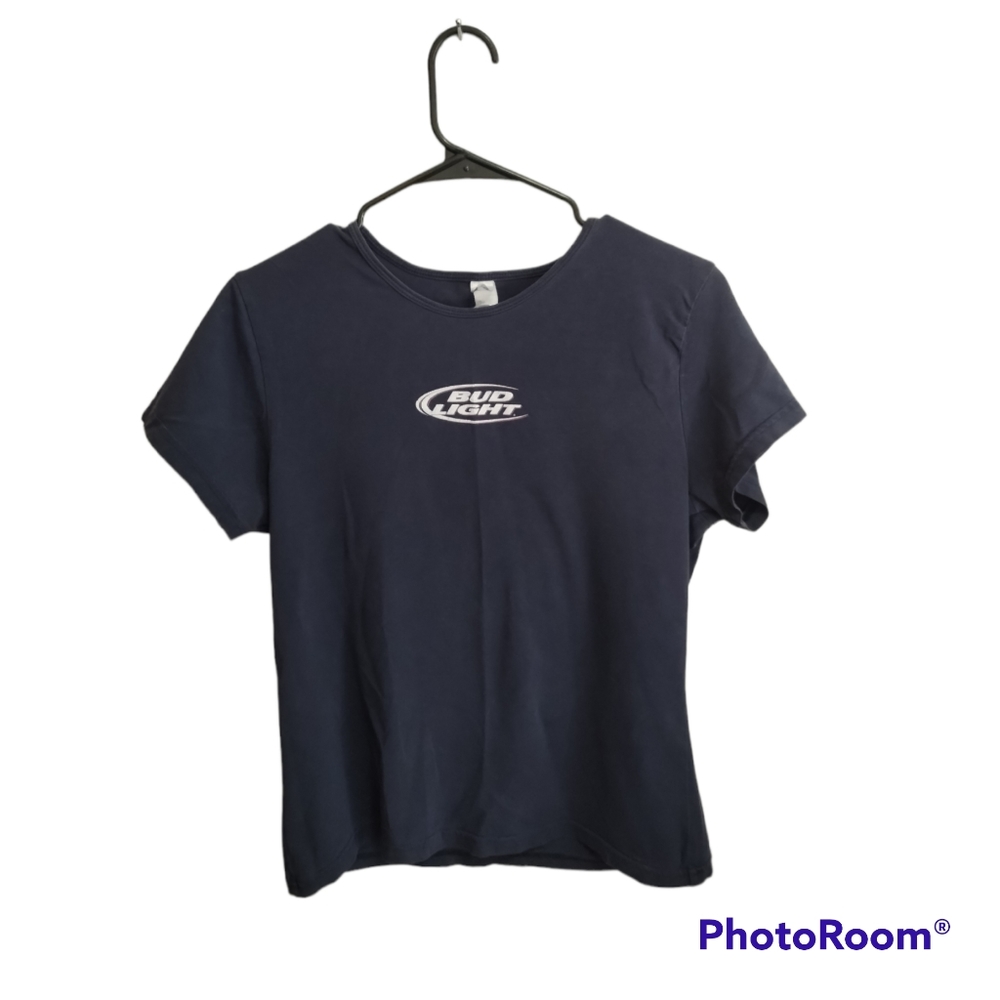 Y2K Vintage Women's Bud Light Baby Tee